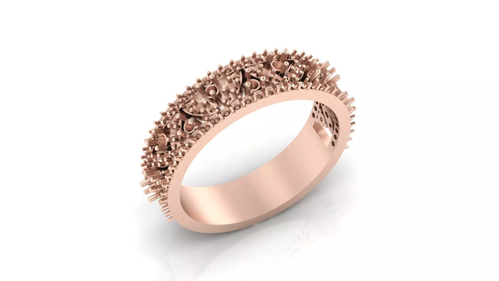 eternity illusion jewelry ring 3D print model