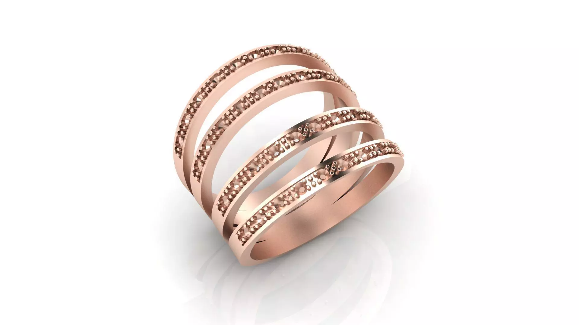free jewelry ring Free 3D print model
