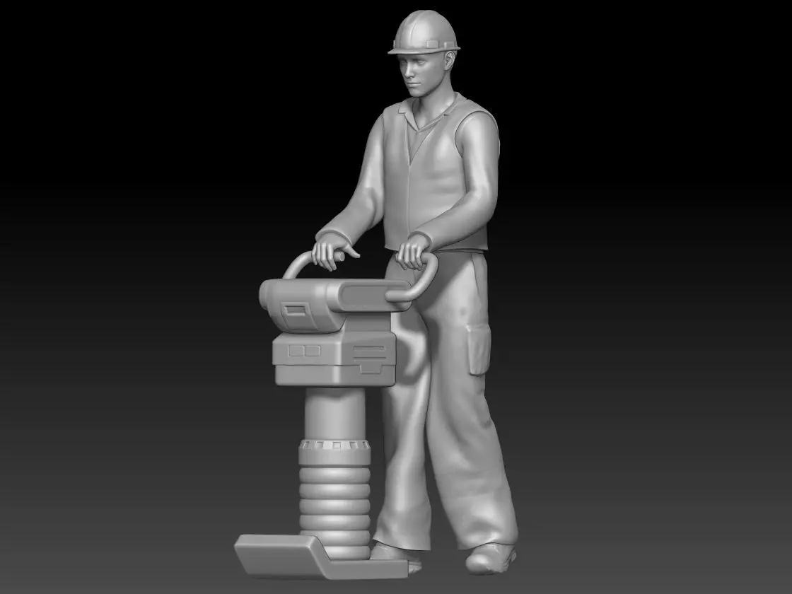road workers 2 3D print model
