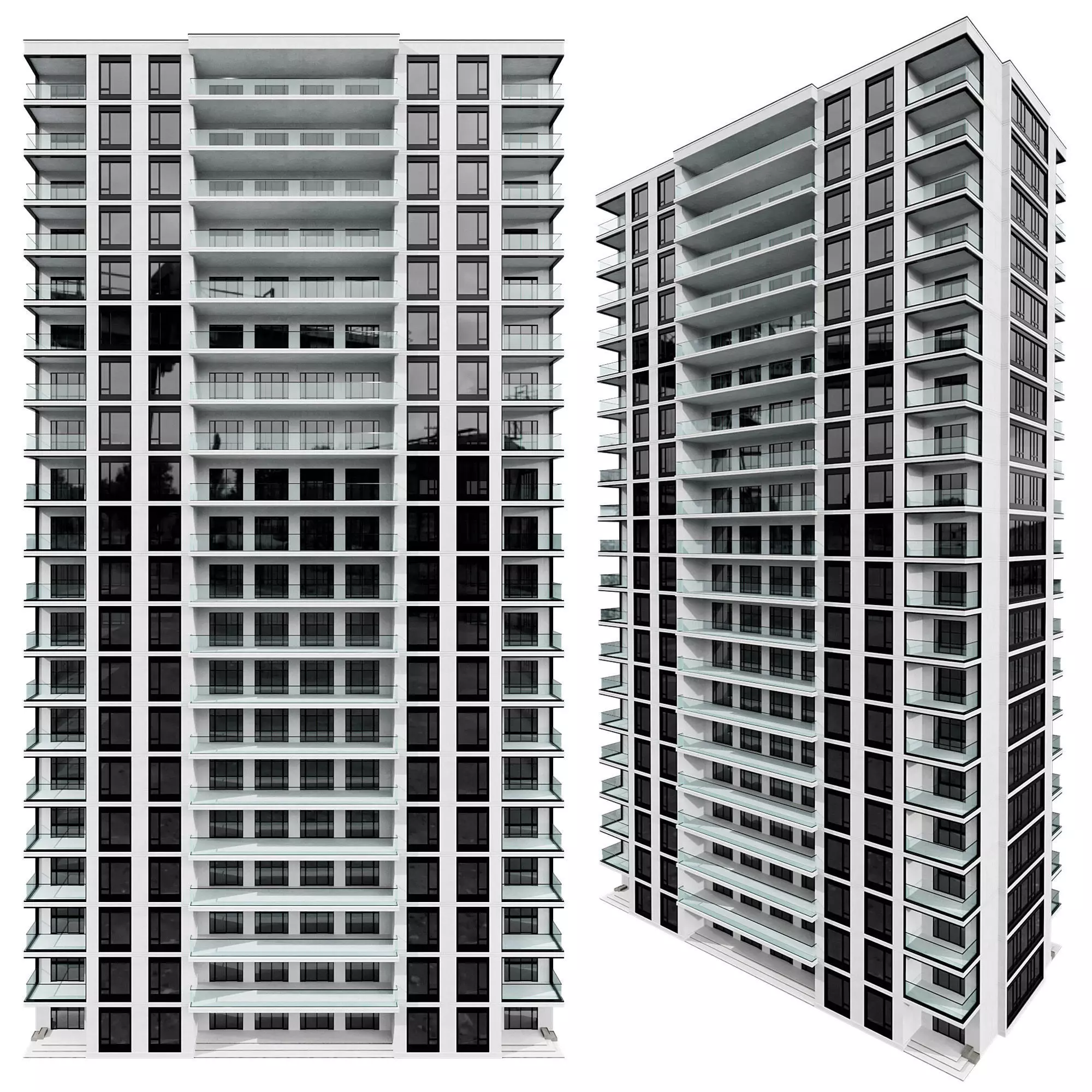 RESIDENTIAL BUILDING NO154 A 3D model