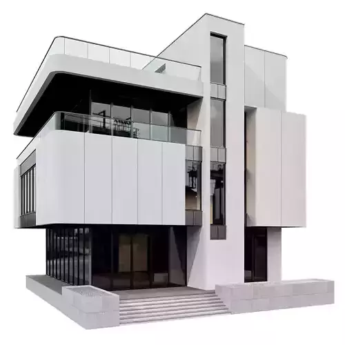 MODERN HOUSE NO46 A 3D model 3