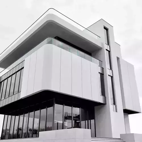 MODERN HOUSE NO46 A 3D model 2