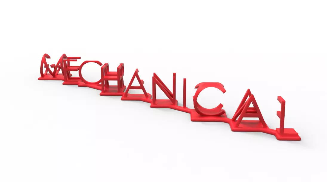 Integrated Engineering Logo - Optimized for 3D Printing 3D print model