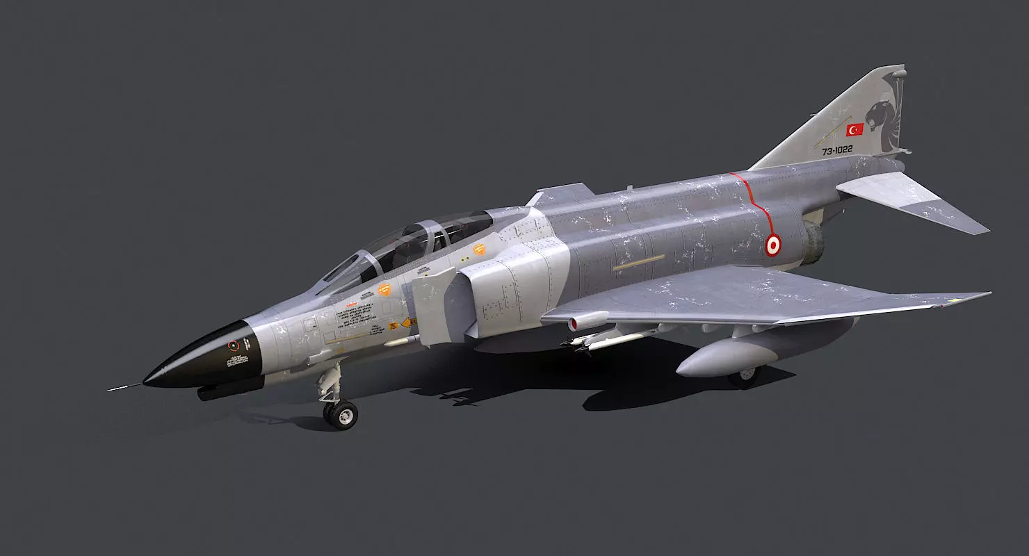 Turkish F-4E 3D model