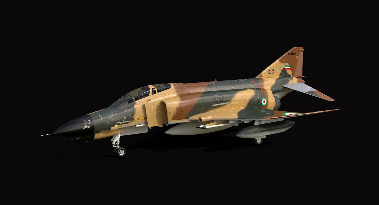 F-4 Phantom IRIAF 3D model