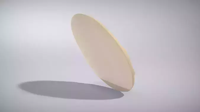 BBQ Chicken Pizza with Fresh Toppings Low-poly 3D model 3