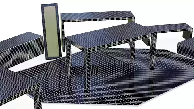 Professional Quad-Based 3D Model Low-poly 3D model