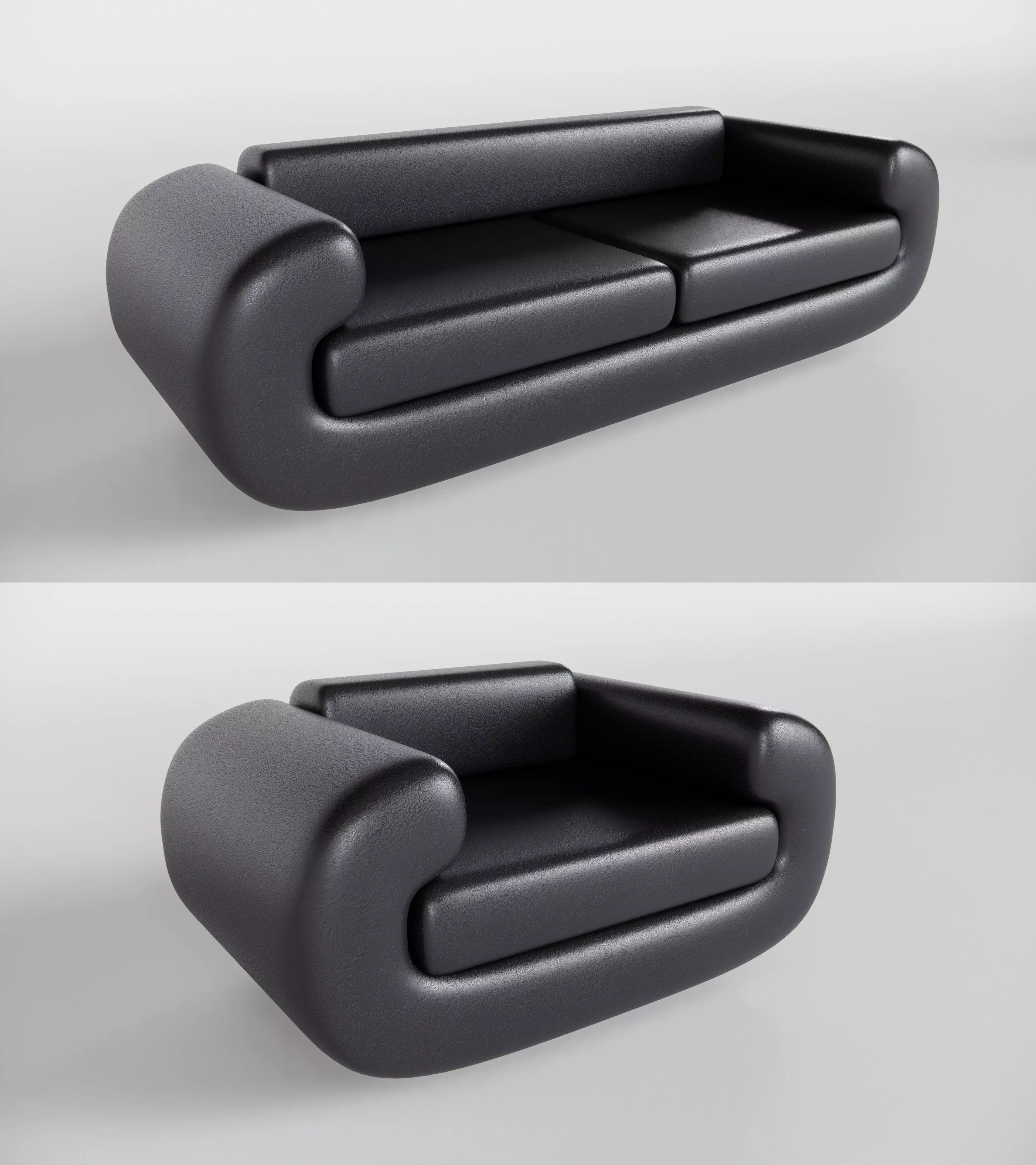Modern Sofa and Armchair 3D model