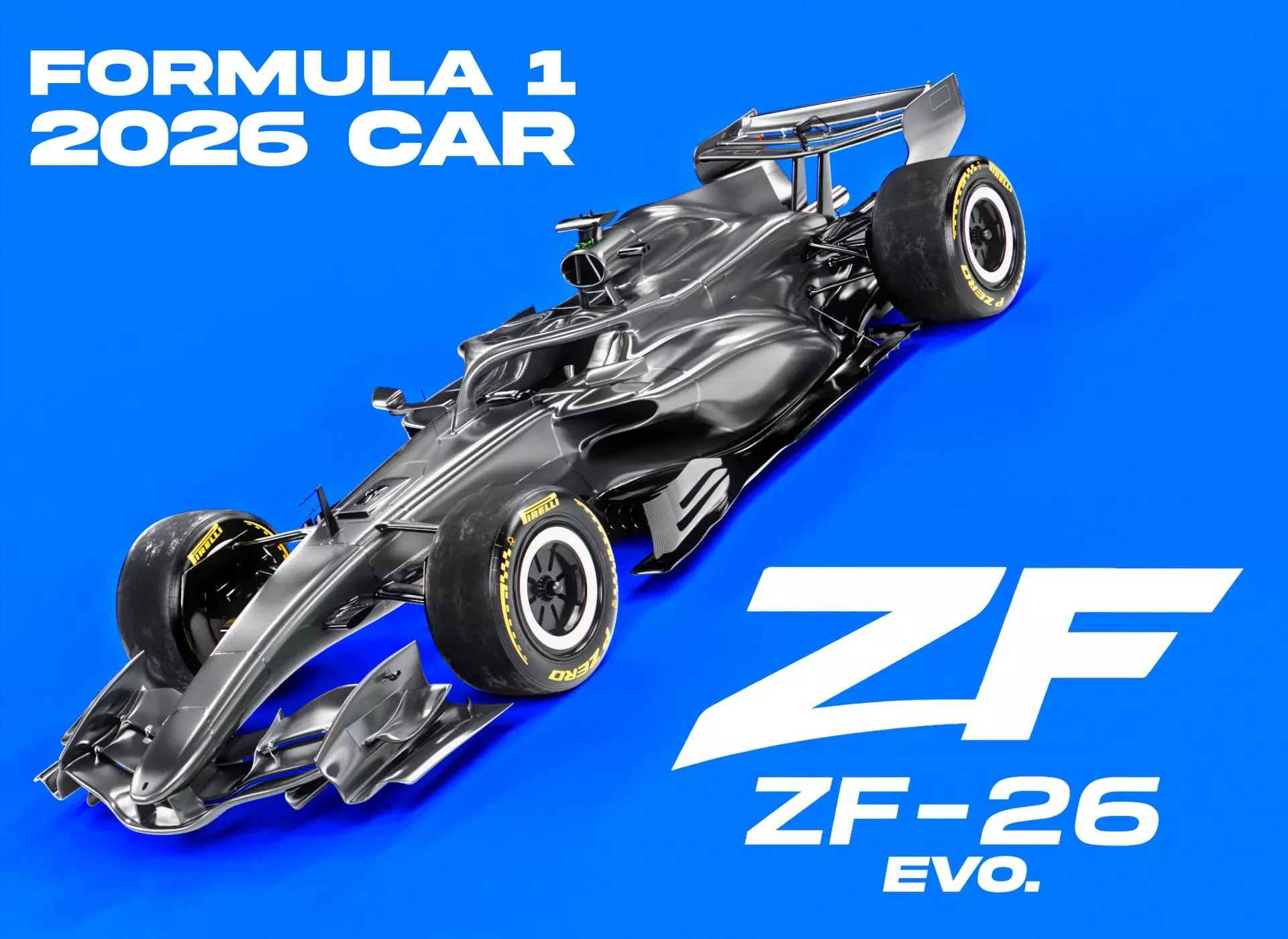F1 2026 Car High End Mid High Poly Formula 1 3D Model 3D model