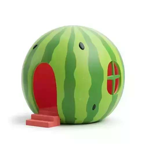Stylized Watermelon Tropical House