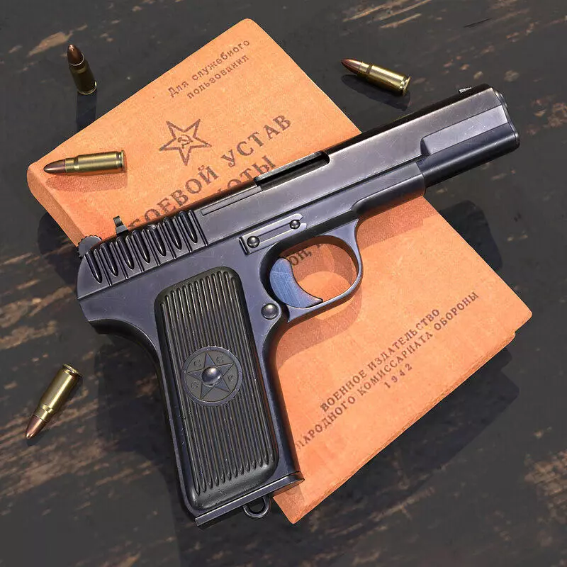 TT-33 Low-poly 3D model