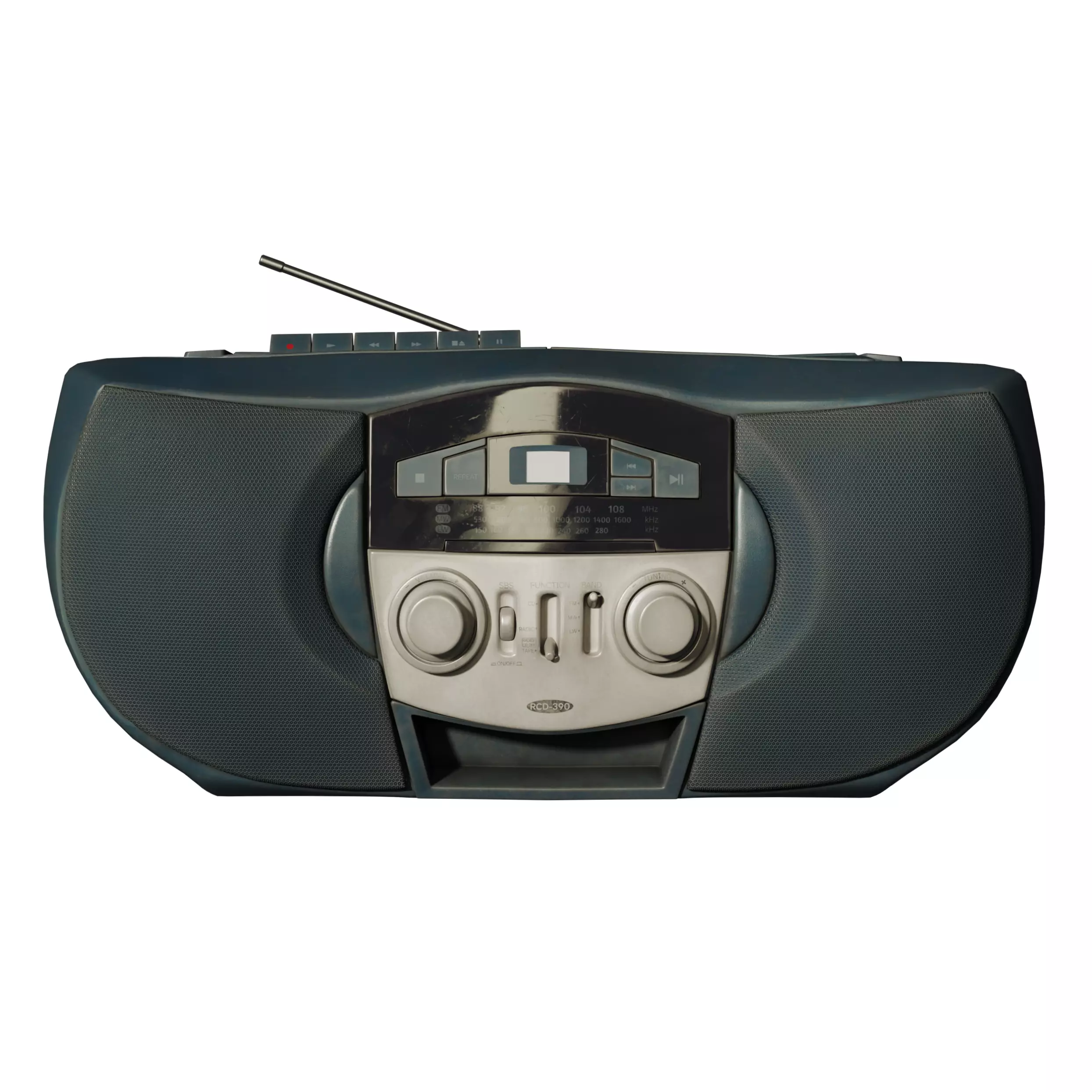 CD Radio Cassette player inspired by Samsung RCD-390 3D model