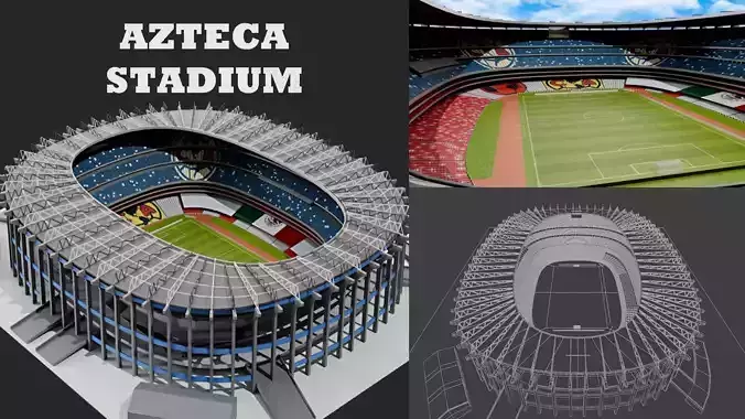 Azteca Stadium 3D