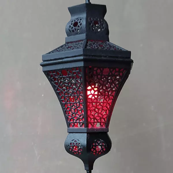 ORNATE ARABIAN HANGING LANTERN 3D model MOB20 3D print model