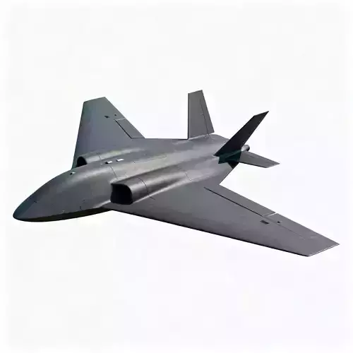 Stealth Combat Drone UCAV 3D Model