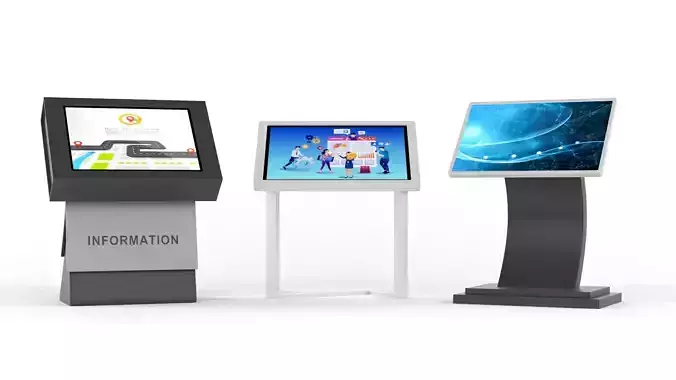 Electronic Kiosk Collection 3D model