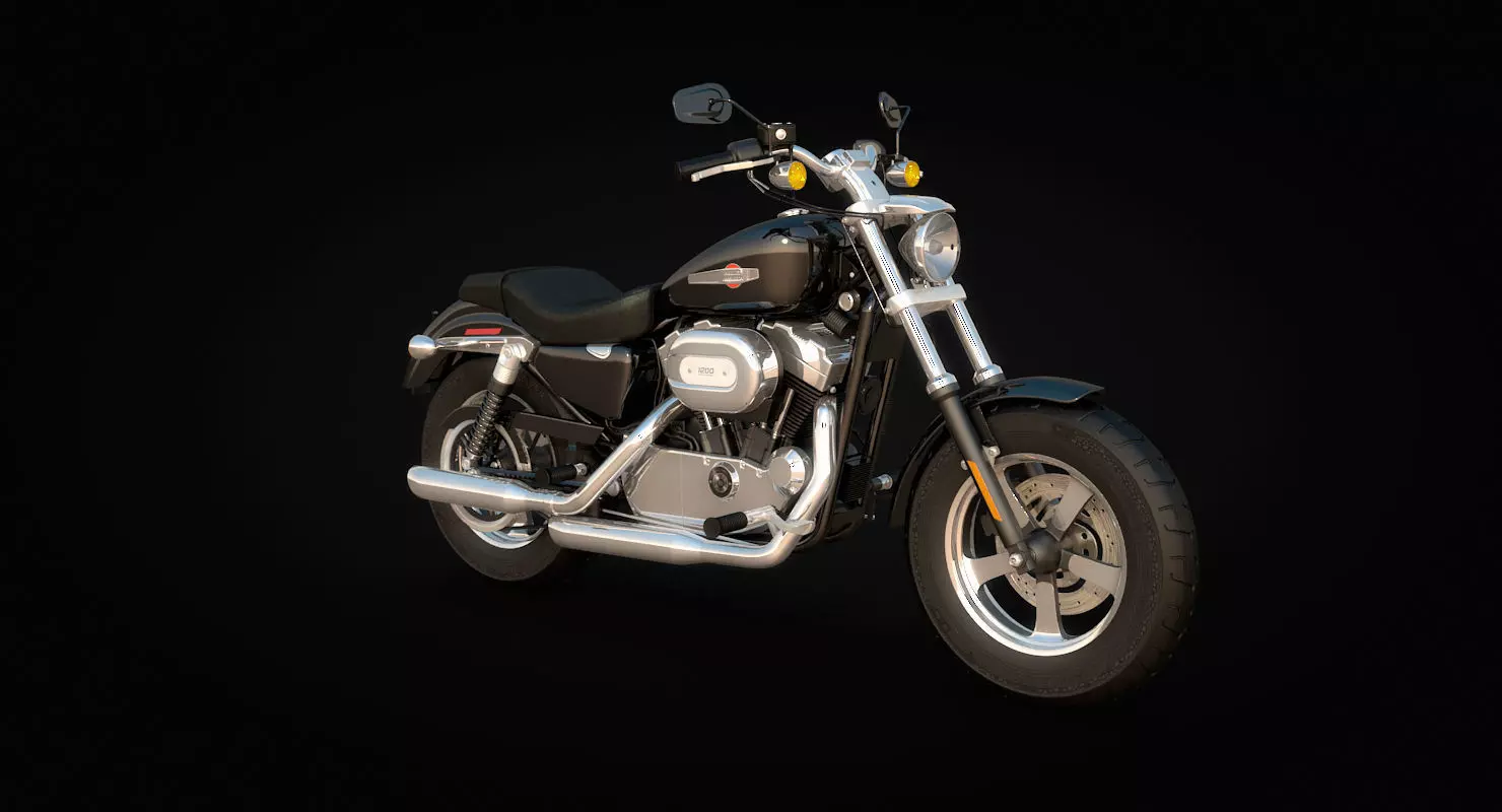 Sportster 1200XL Custom 3D model