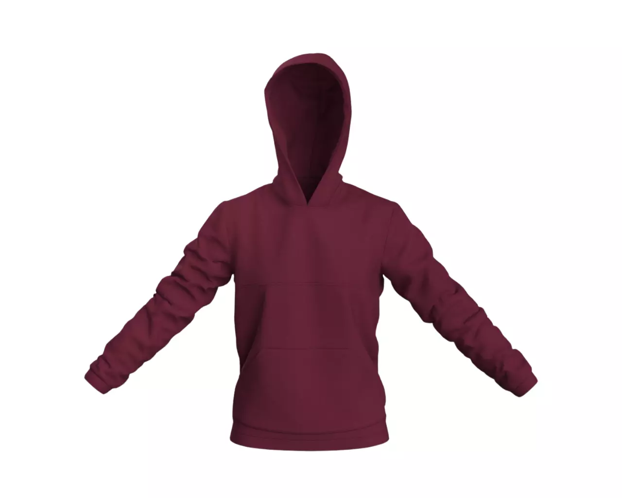 Women Hoodie 3D Model Character Clothing Asset 3D model