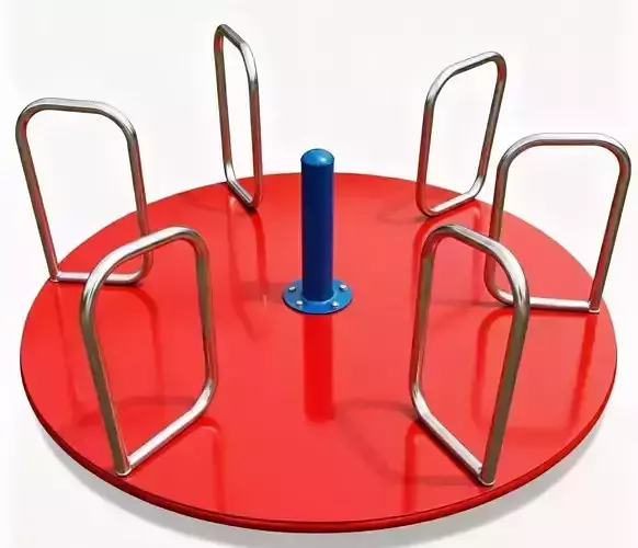 Playground Merry-Go-Round 3D Model