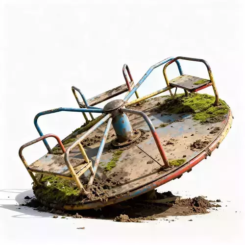 Echoes of Play Ruined Merry-Go-Round 3D Model