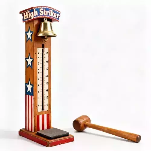 King of the Hammer High Striker 3D Model