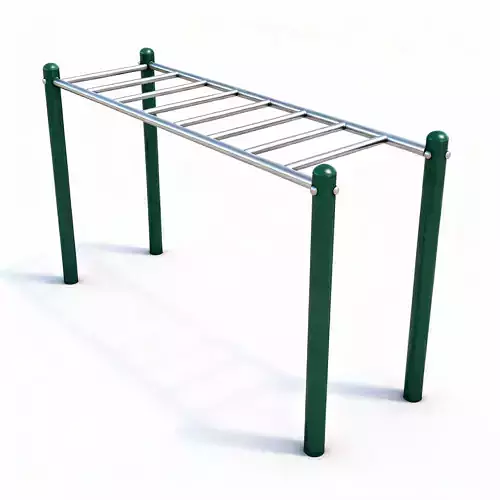 Jungle Gym Classic Monkey Bars 3D Model