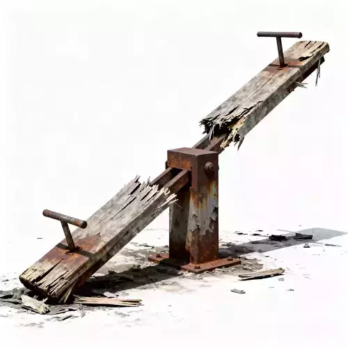 Ups And Downs Classic Seesaw 3D Model