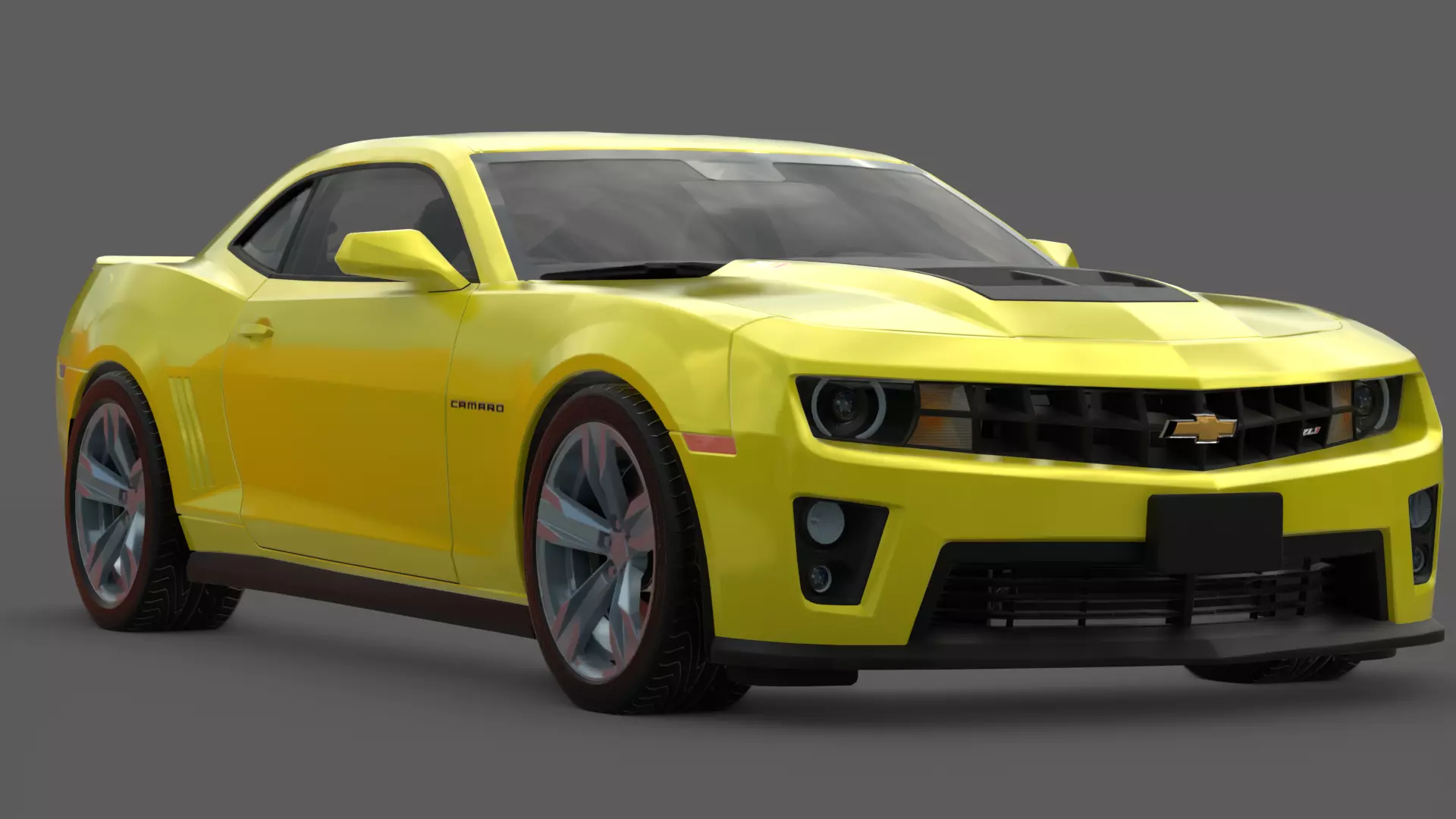 2012 Chevrolet Camaro ZL1 3D Model Modern Muscle Perfected 3D model