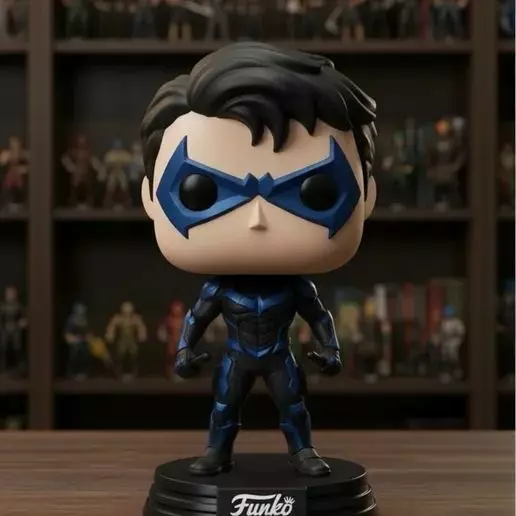 Nightwing Funko Pop Figure DC Comics - High Detail Print Ready 3D print model