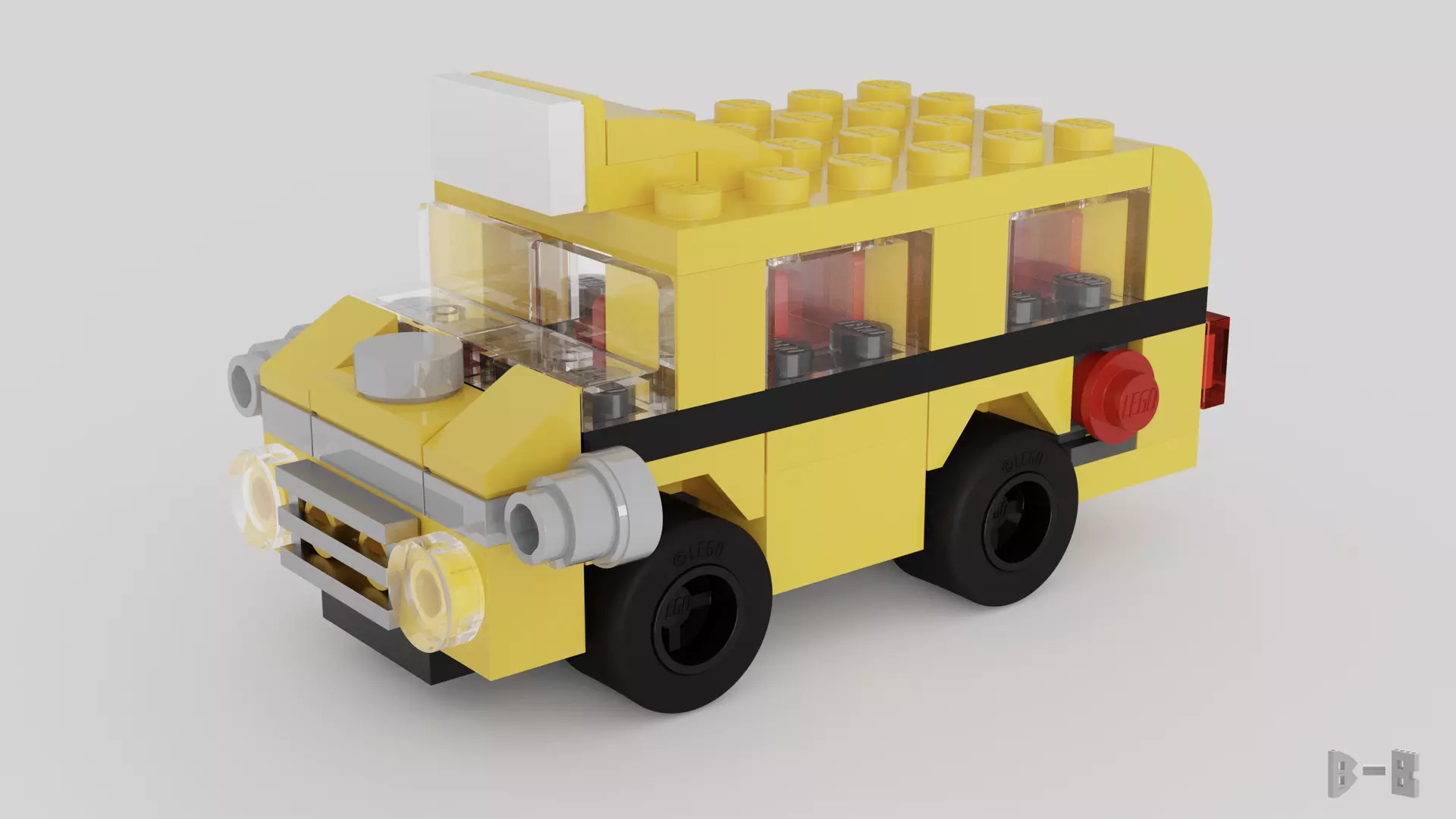 LEGO Monthly Mini Model Build School Bus 40216 3D model
