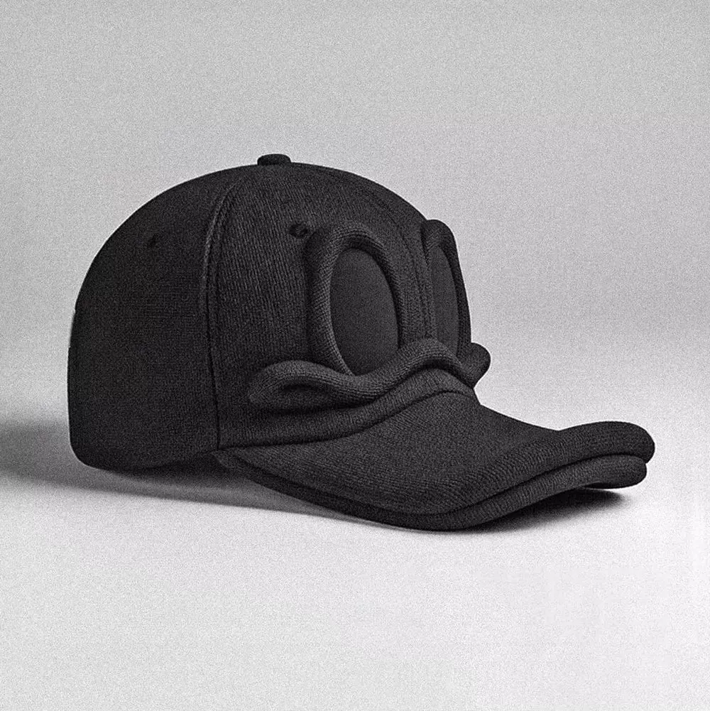 Donald Duck Knit Cap Baseball Hat toy 3D print model