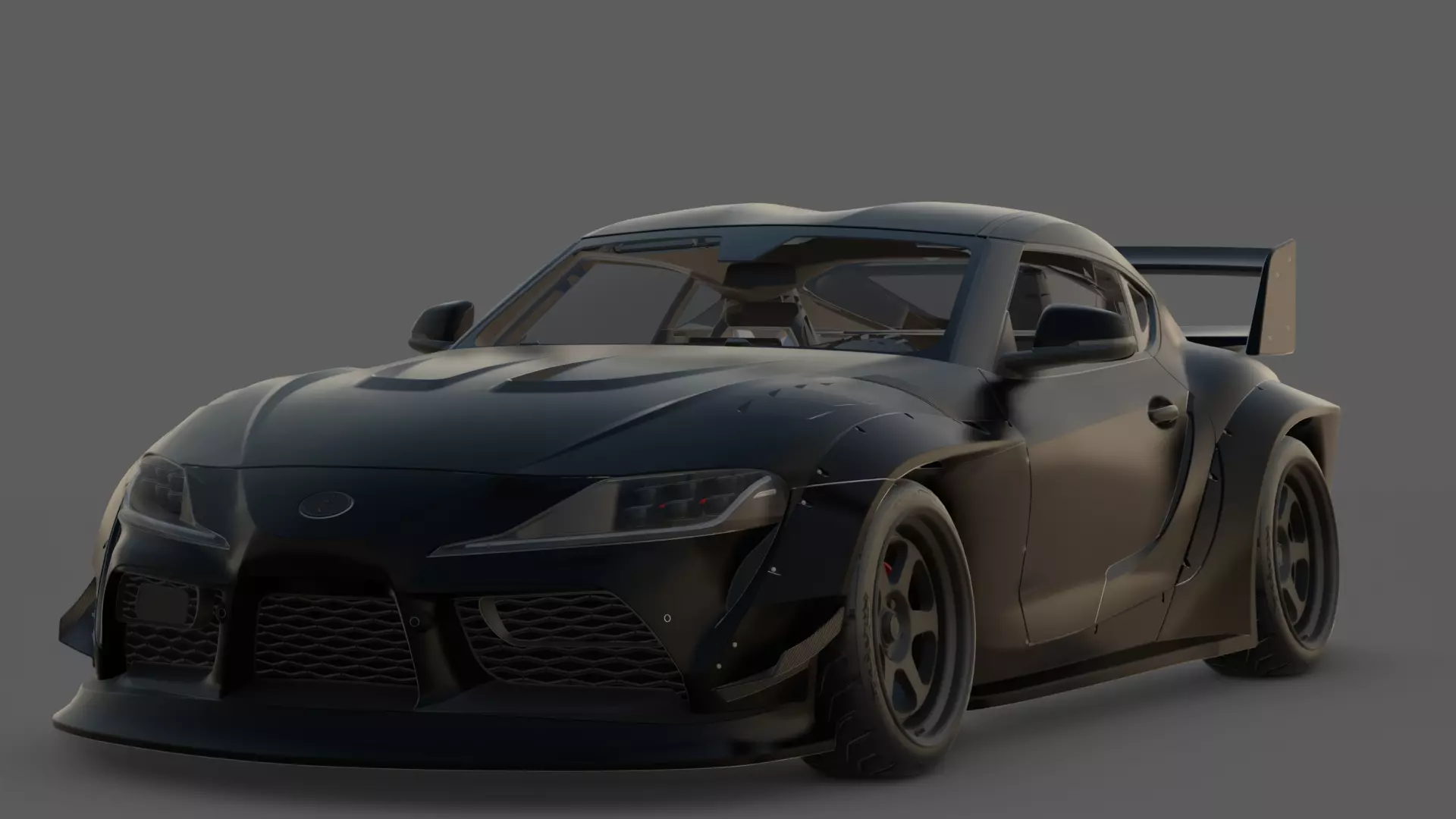 2020 Toyota Supra A90 3D Model JDM Legend Reborn 3D model