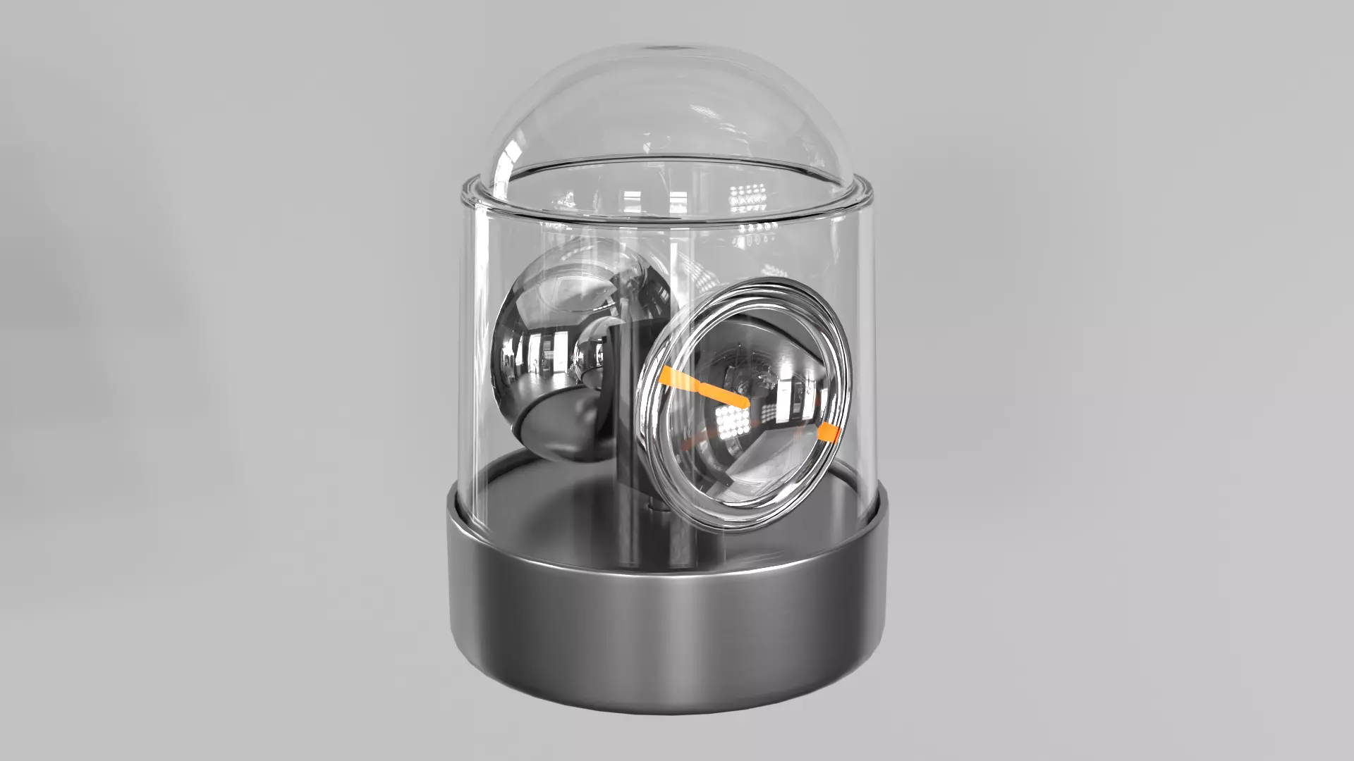 Warning Light PBR 2 Low-poly 3D model