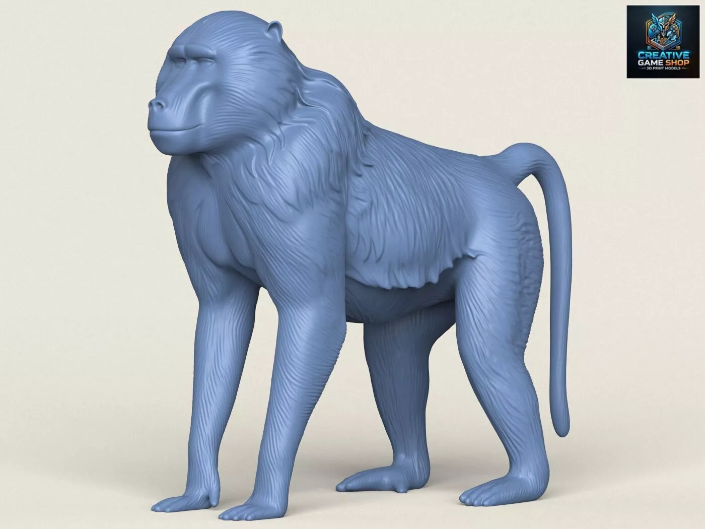 Baboon Monkey 3D print model
