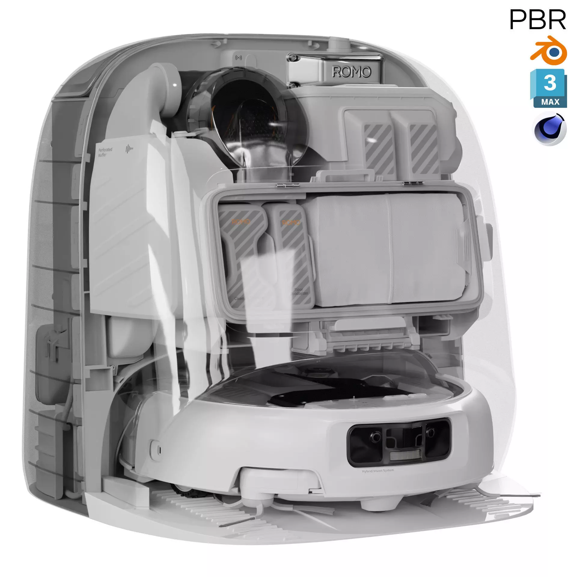 DJI Romo P S A 3D model