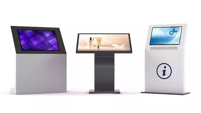 Information Kiosk Collection 3D model