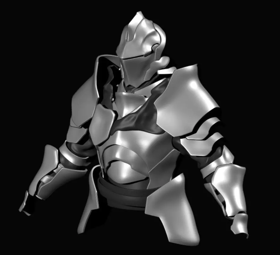 Extreme Quality Knight Armor Free low-poly 3D model