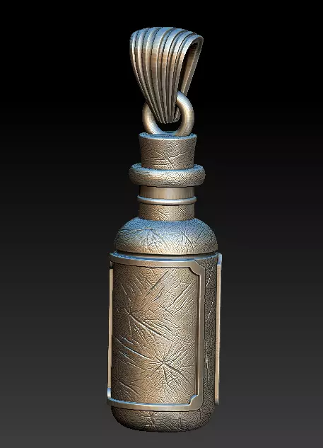 Ancient Relic Capsule Pendant Luxur Printable Talisman Jewelry 3D print model