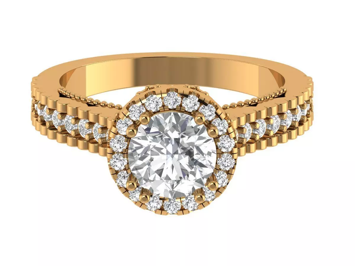 Vintage Ring 3D print model