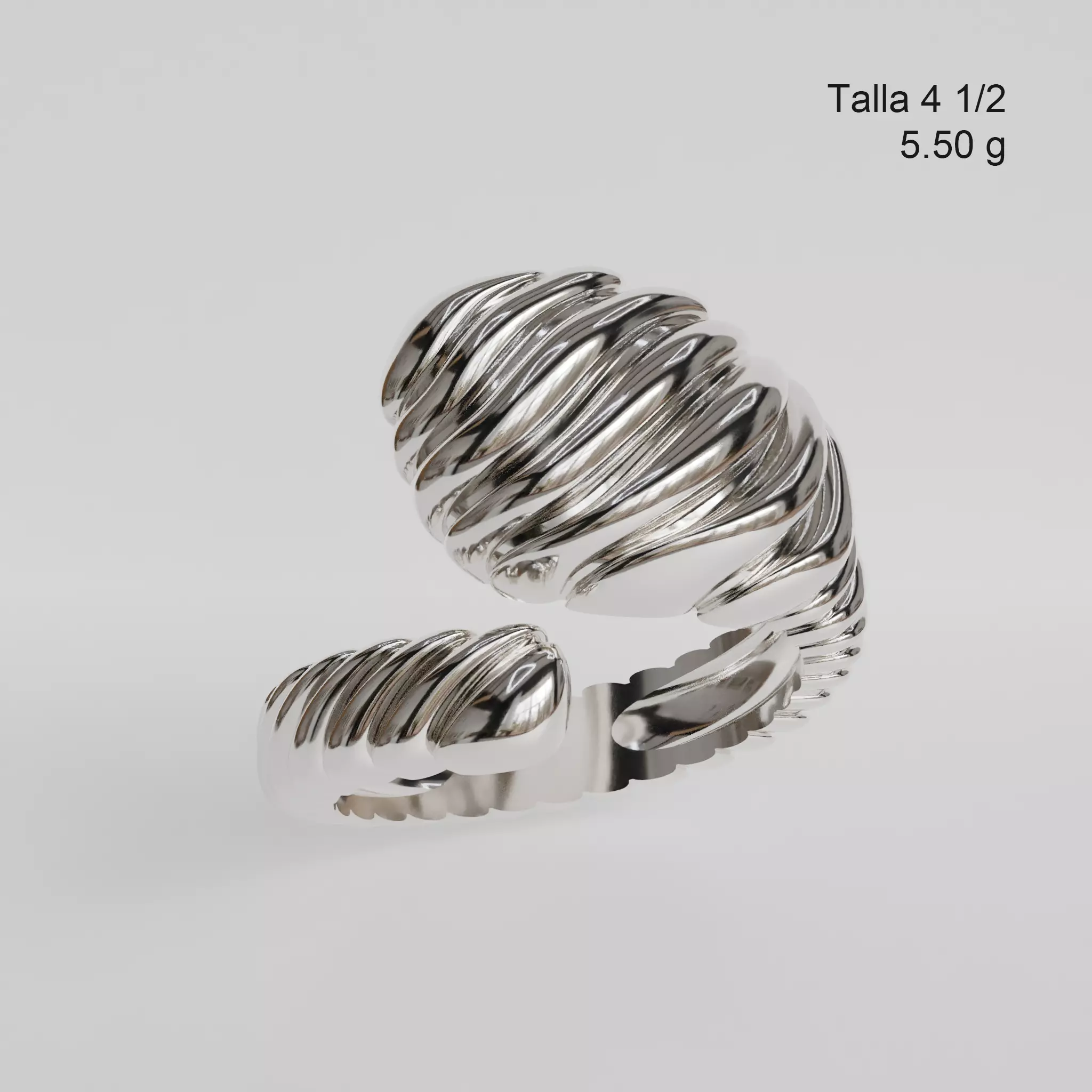 TWISTED RING 3D print model