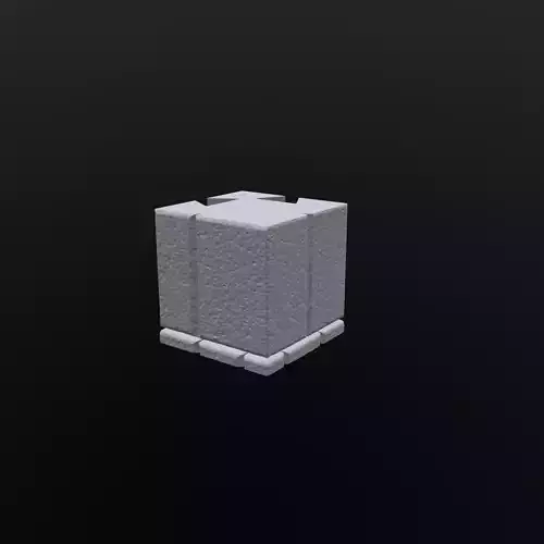 Medieval Corner Wall Bottom SnapFit Modular Tile