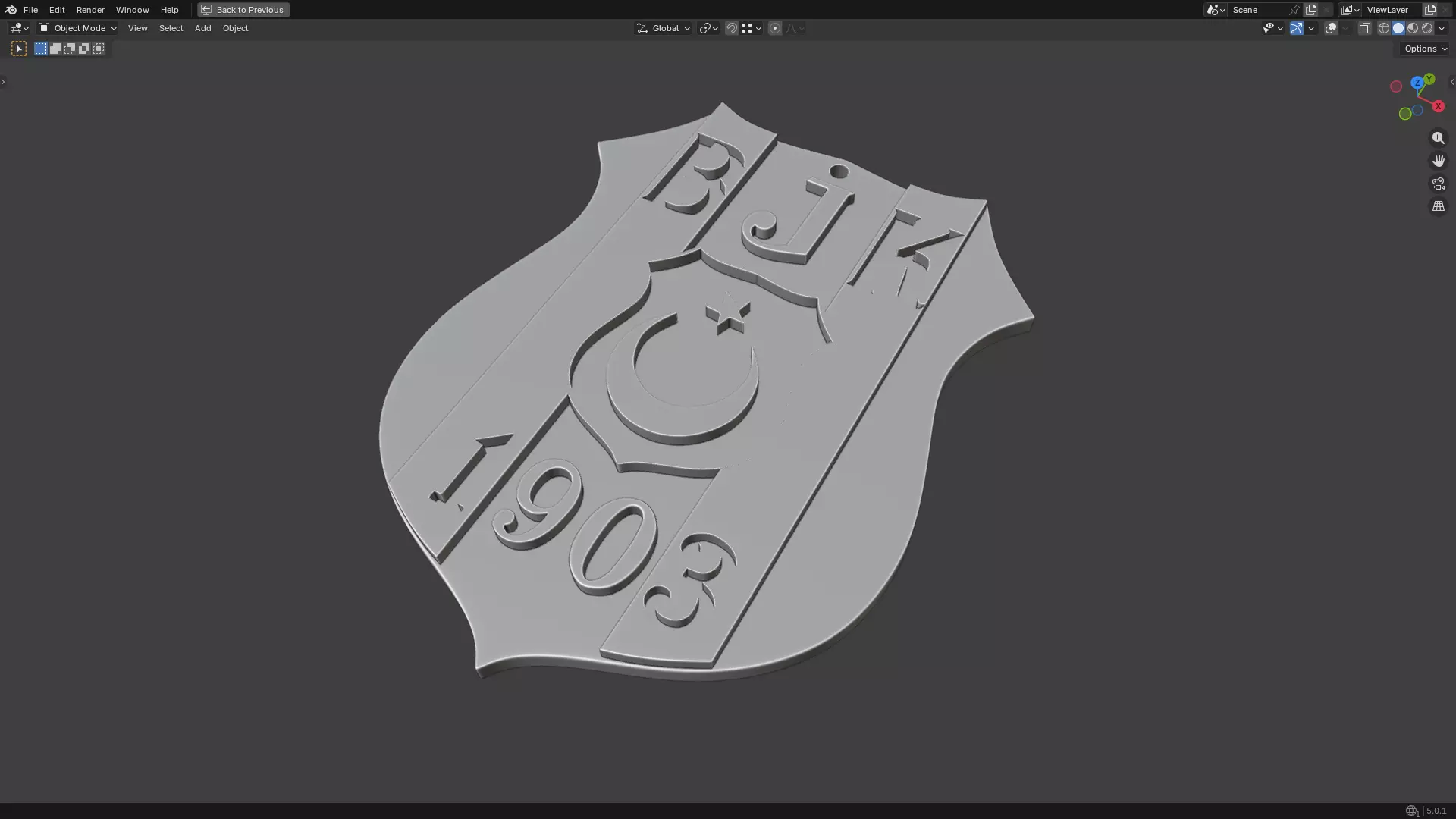 Besiktas 3D print model