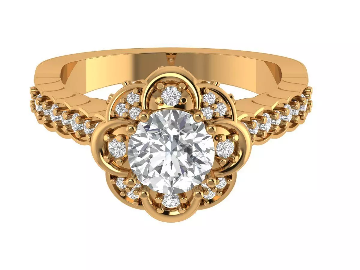 Vintage Ring 3D print model