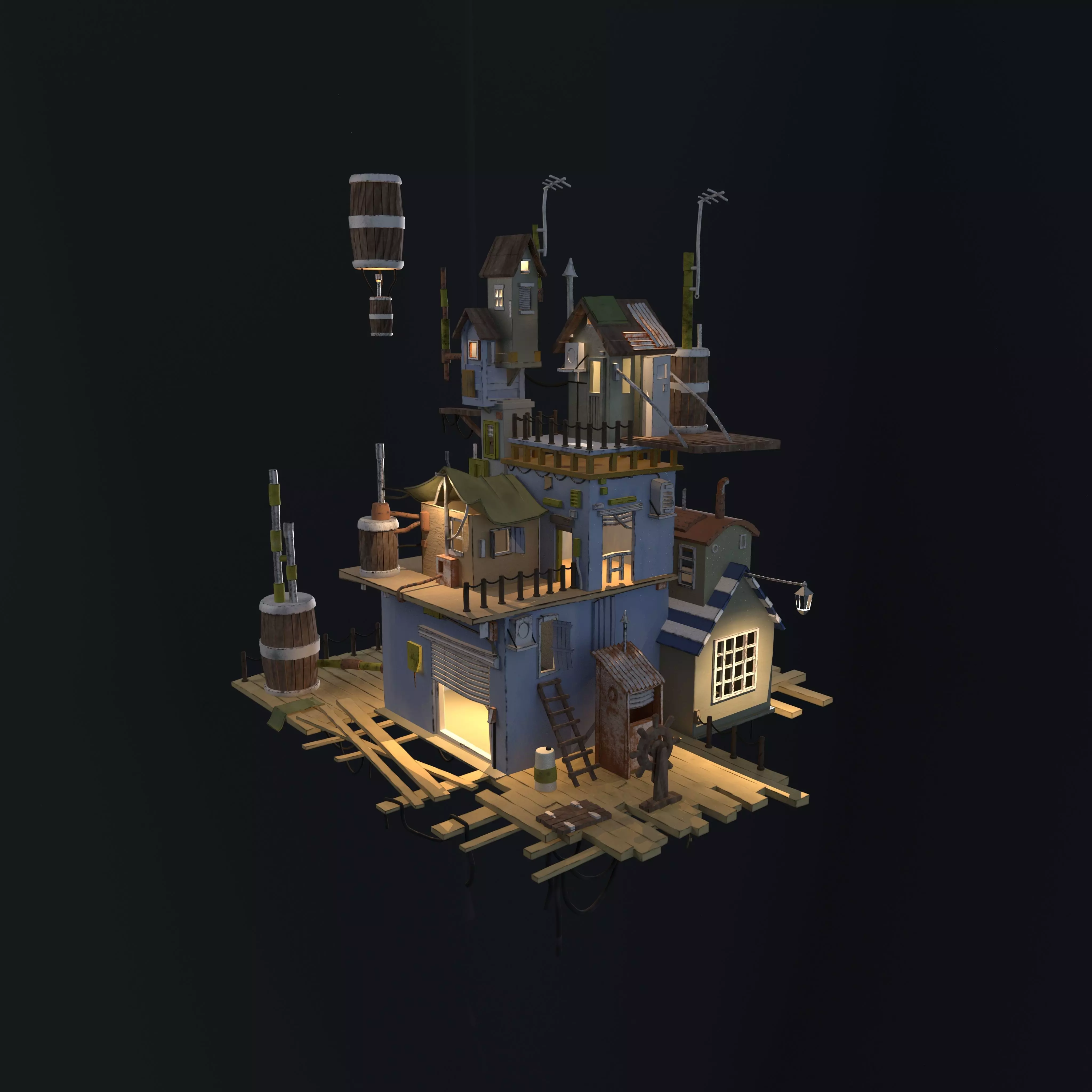 Set House model 3D model