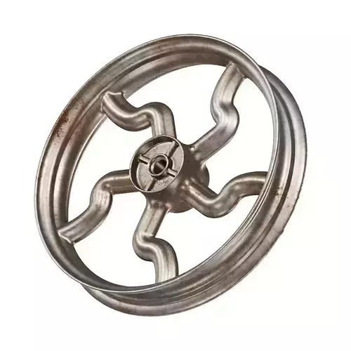 Rusty Gorgeous Wheel Rim 3D model