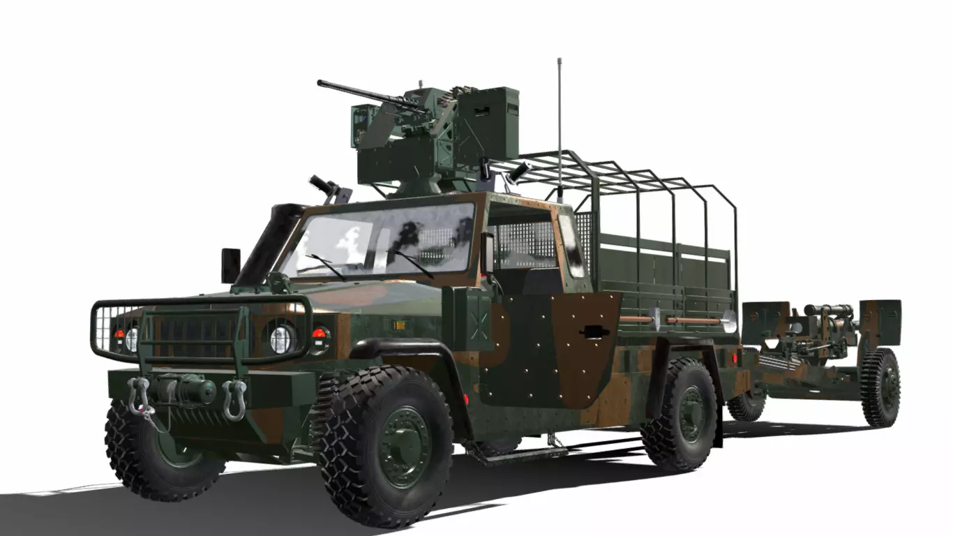 agrale marrua 4x4 Low-poly 3D model