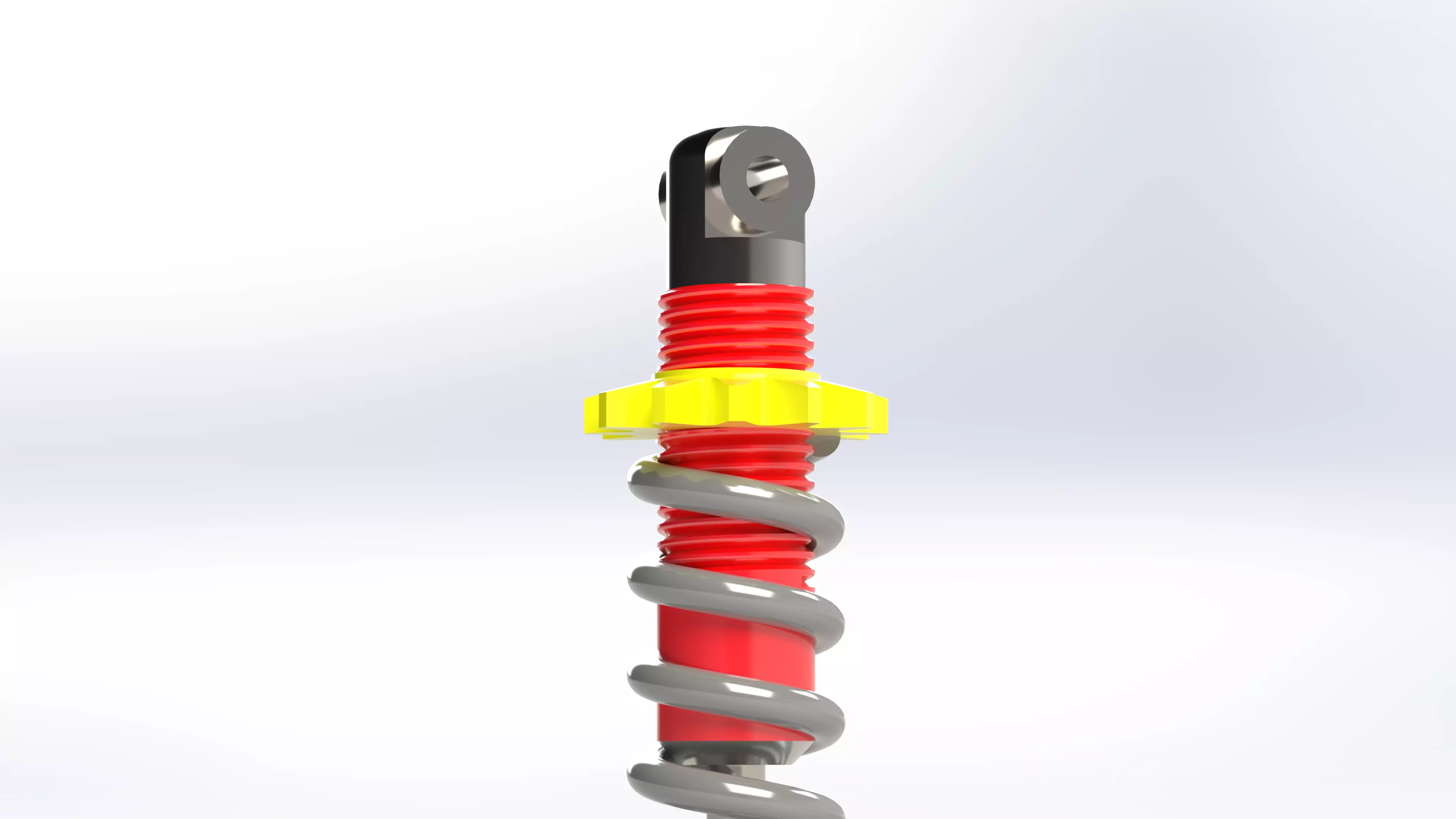 Generic Coilover Suspension Assembly Automotive Shock Absorber 3D model