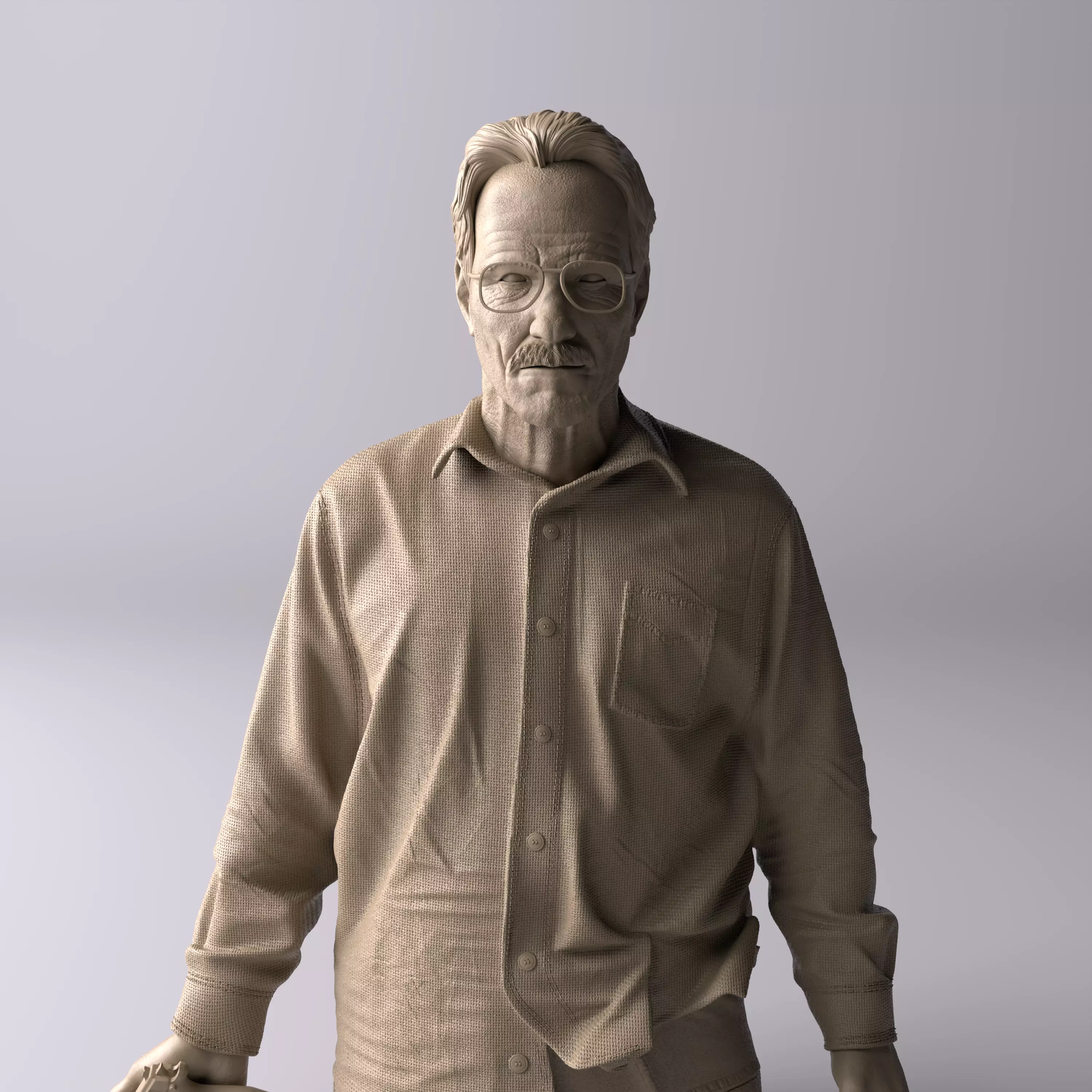 Walter White Season One Premium Statue Collectible Figure 3D print model