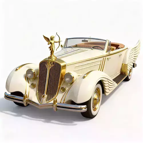 Celestial Cupid Luxury Roadster 3D Model