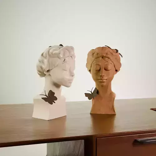 Classical Female Bust Sculpture